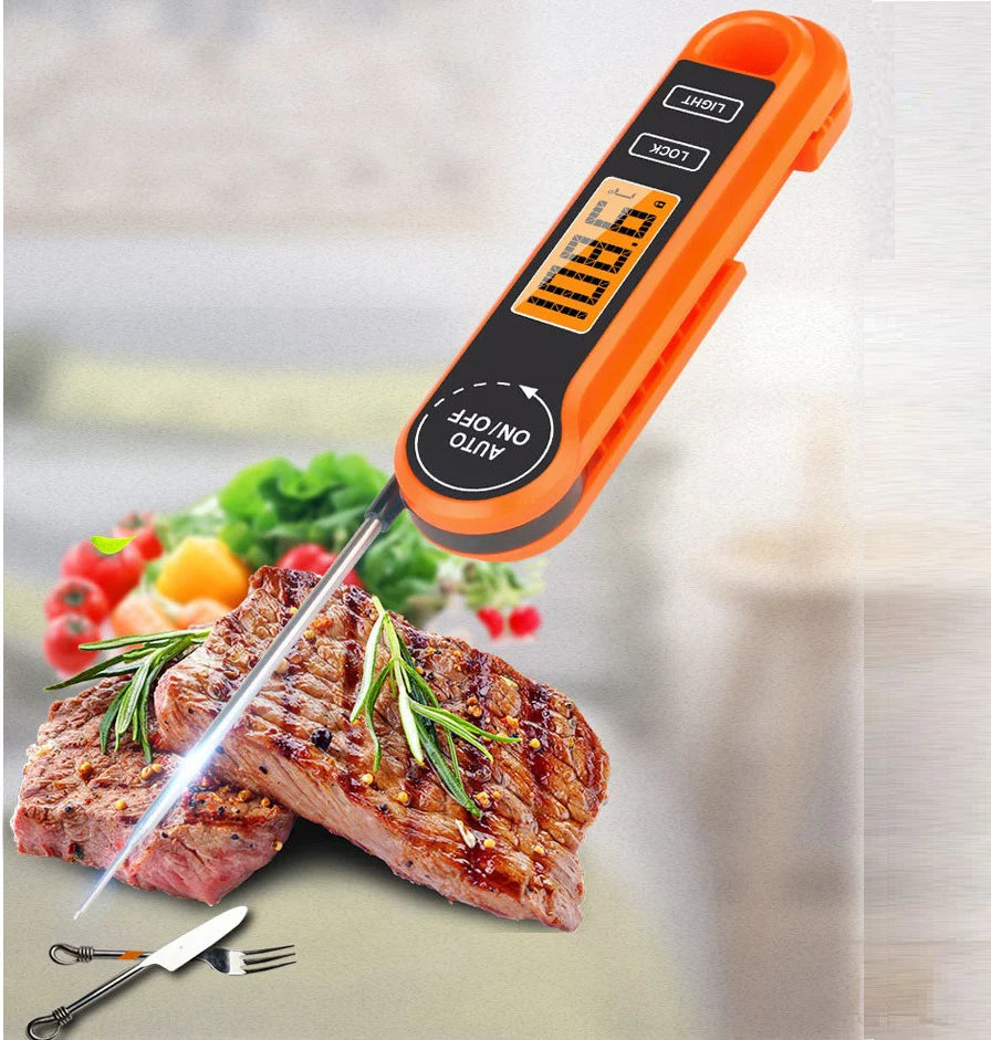 Digital Meat Thermometer for Cooking with Ambidextrous Backlit