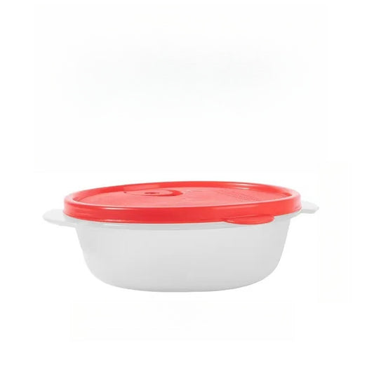 Leftover Bowl Set Storage Food Containers (600ML Red)