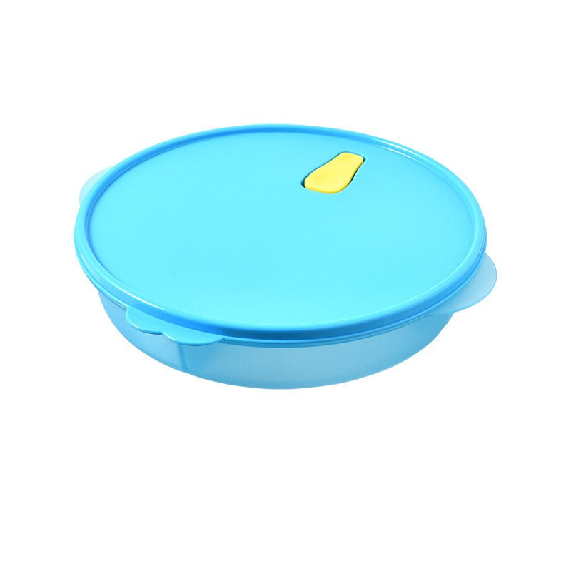 Microwave Lunch N Dish Divided Bowl Aqua Blue