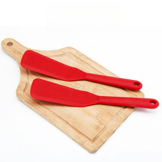 2 pieces Heat resistant cooking spatula Non stick pancake spatula for cooking eggs Hamburg pizza pancake Steak omelet (red)