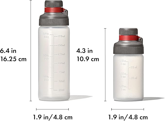 Outdoor Leakproof Squeeze Bottle Set of 2