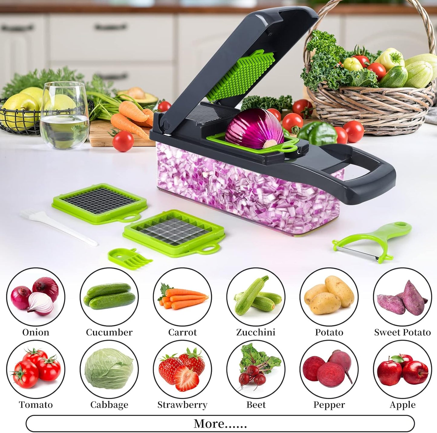 Vegetable Chopper, Pro Onion Chopper，