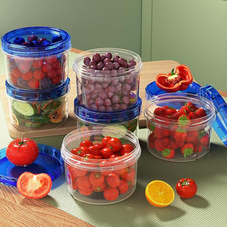 Freezer Storage Containers - (6 Pack-16 Oz)