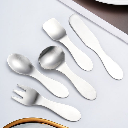 Stainless steel ice cream spoon, ice cream spoon, dessert spoon, fork, butter knife, seasoning spoon, children's spoon, coffee spoon