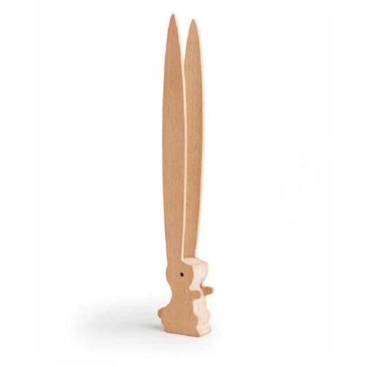 Wooden Rabbit Toast Tongs